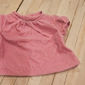 Pink Velvet Baby Dress